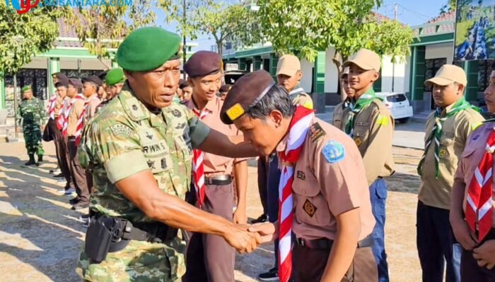 Persami KKRI TW III TA 2026 di Kodim 0817/Gresik, Bentuk Karakter dan Semangat Kebersamaan Generasi Muda