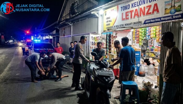 Percobaan Pencurian Sepeda Motor di Menganti Gresik Digagalkan Petugas Patroli dan Warga, Satu Pelaku Diringkus