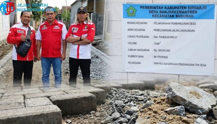 Proyek Swakelola Rp199 Juta Banjarkemantren Disorot: Material Diduga Tak Sesuai Spesifikasi Teknis