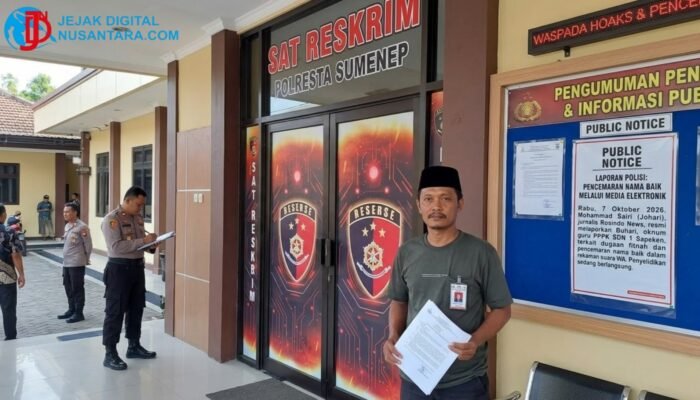 Pencemaran Nama Baik: Oknum Guru PPPK di Sumenep Dipolisikan Usai Tuding Wartawan Peras Kepsek