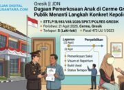 Dugaan Pemerkosaan Anak di Cerme Gresik: Identitas Terlapor Dikantongi, Publik Menanti Langkah Konkret Kepolisian