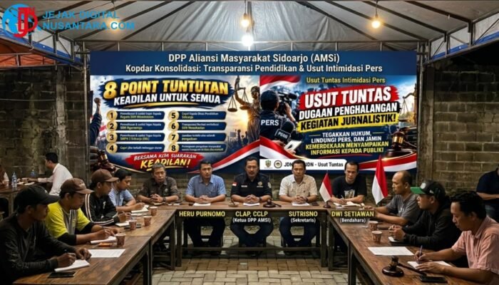 Usut Intimidasi Pers dan Transparansi Pendidikan, AMSi Siapkan Aksi Demonstrasi ke Disdikbud Sidoarjo