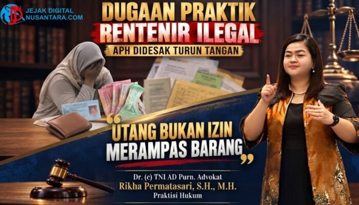 Sebut Perjanjian Utang Bukan Izin Rampas Barang, Advokat Rikha Permatasari Minta Polres Jombang Usut Dugaan Rentenir Ilegal