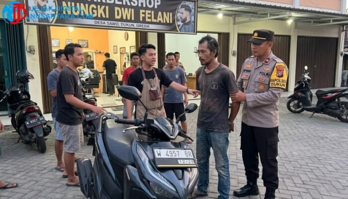 Baru Bebas Mei 2026, Residivis Curanmor Kembali Tertangkap Saat Curi Motor di Gresik