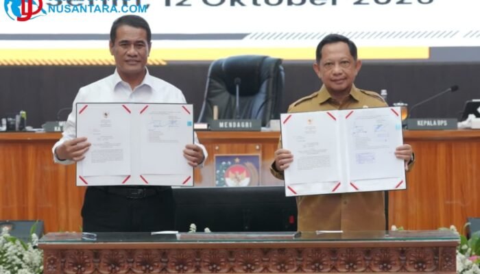 Dukung Swasembada Pangan Prabowo, Mendagri dan Mentan Sepakati SEB Penguatan Penyuluh Pertanian