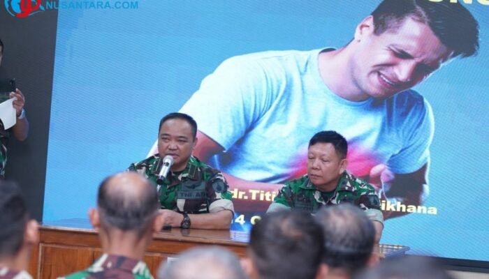 Tingkatkan Kesadaran Hidup Sehat, Kodim 0808/Blitar Gelar Penyuluhan Kesehatan Jantung bagi Prajurit dan PNS