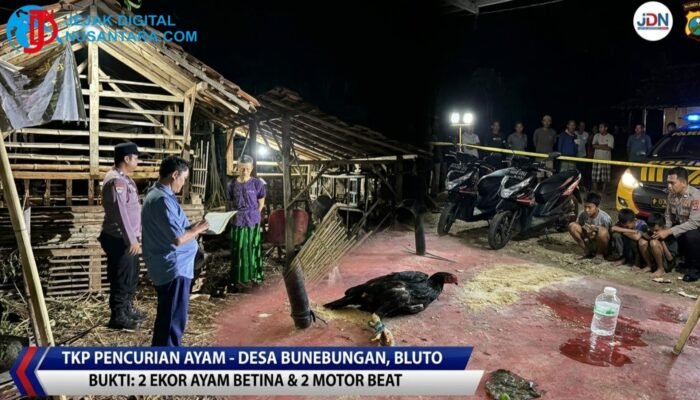 Terlibat Pencurian Ayam di Bluto, Tiga Anak Diserahkan ke Polresta Sumenep