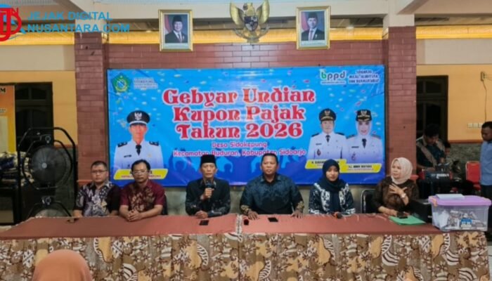 Apresiasi Warga Taat Pajak, Pemdes Sidokepung Sidoarjo Gelar Gebyar Undian PBB-P2 2026