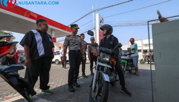 Stok BBM Kediri Kota Dipastikan Aman, Kapolres Imbau Warga Tak Lakukan Panic Buying