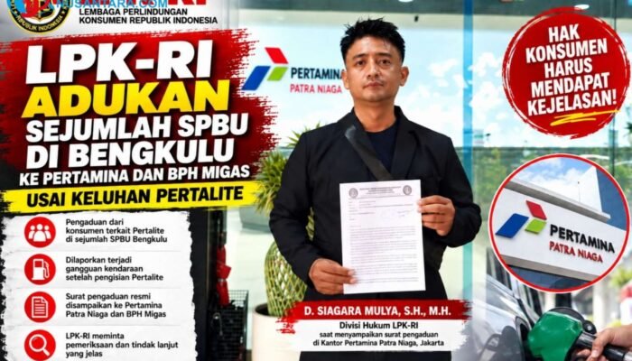 Merasa Dirugikan BBM Pertalite, LPK-RI Adukan SPBU Bengkulu ke Pertamina dan BPH Migas
