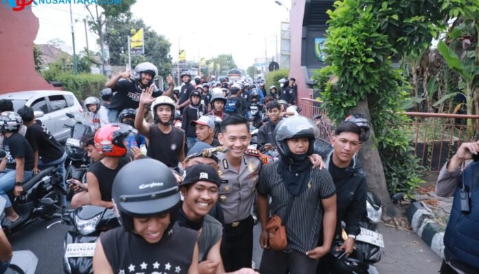 Kapolres Kediri Kota Turun Langsung Pantau Penyekatan 2.500 Arus Balik PSHT