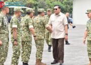Danrem Bhaskara Jaya Sambut Kedatangan Menhan RI di Lanudal Juanda