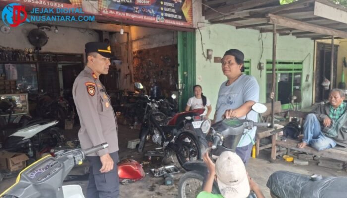 Polsek Kandat Intensifkan Operasi Patuh Semeru 2026, Bengkel Motor Diimbau Tolak Knalpot Brong