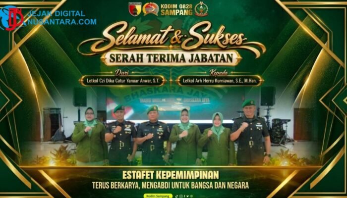Estafet Kepemimpinan: Di Makorem 084/Bhaskara Jaya, Dandim Resmi Berganti Tangan