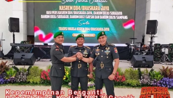 Kepemimpinan Berganti, Pengabdian Kodim 0817/Gresik Untuk Rakyat Terus Berlanjut