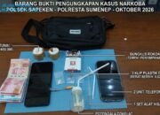 Polsek Sapeken Tangkap 2 Pria Diduga Pengedar Sabu di Sumenep, Barang Bukti Disita